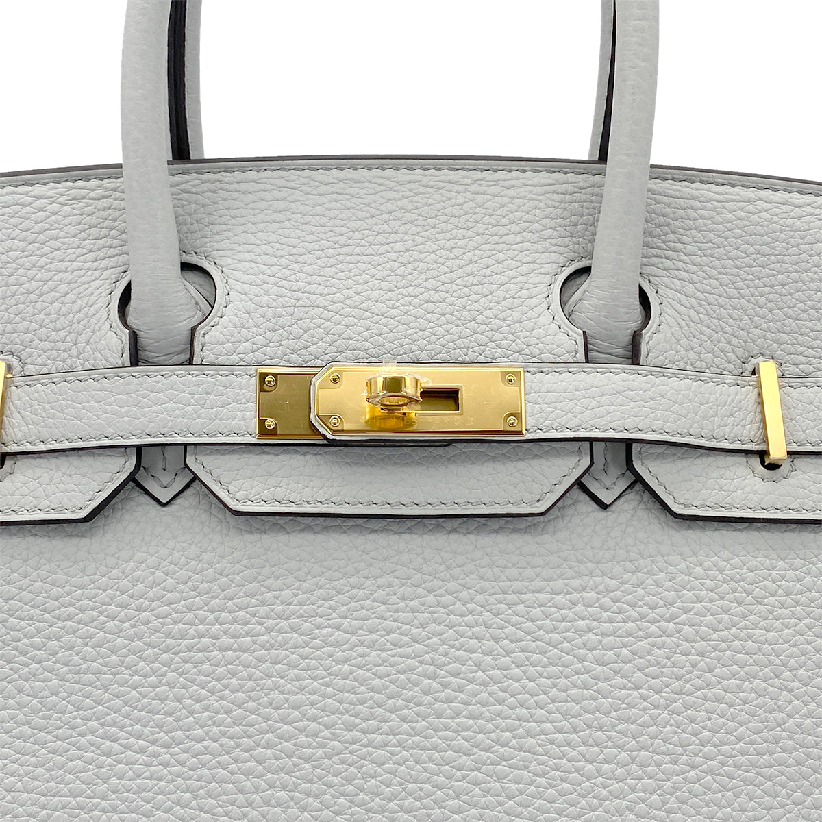 HERMES BIRKIN 30 BLEU GLACIER TAURILLON CLEMENCE HAND BAG Z GHW 90280297