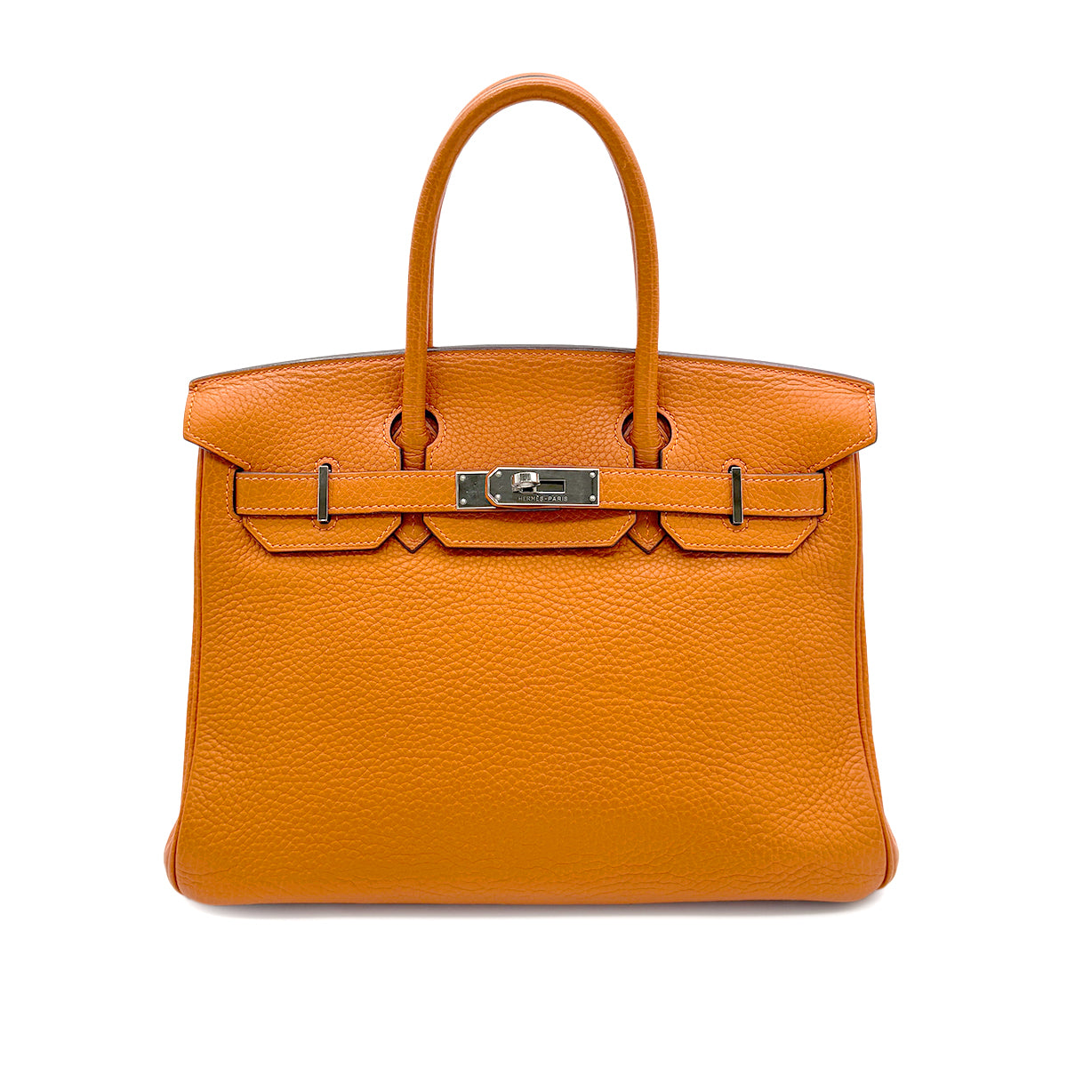 HERMES BIRKIN 30 POTIRON TAURILLON CLEMENCE HAND BAG □I SHW 90280298