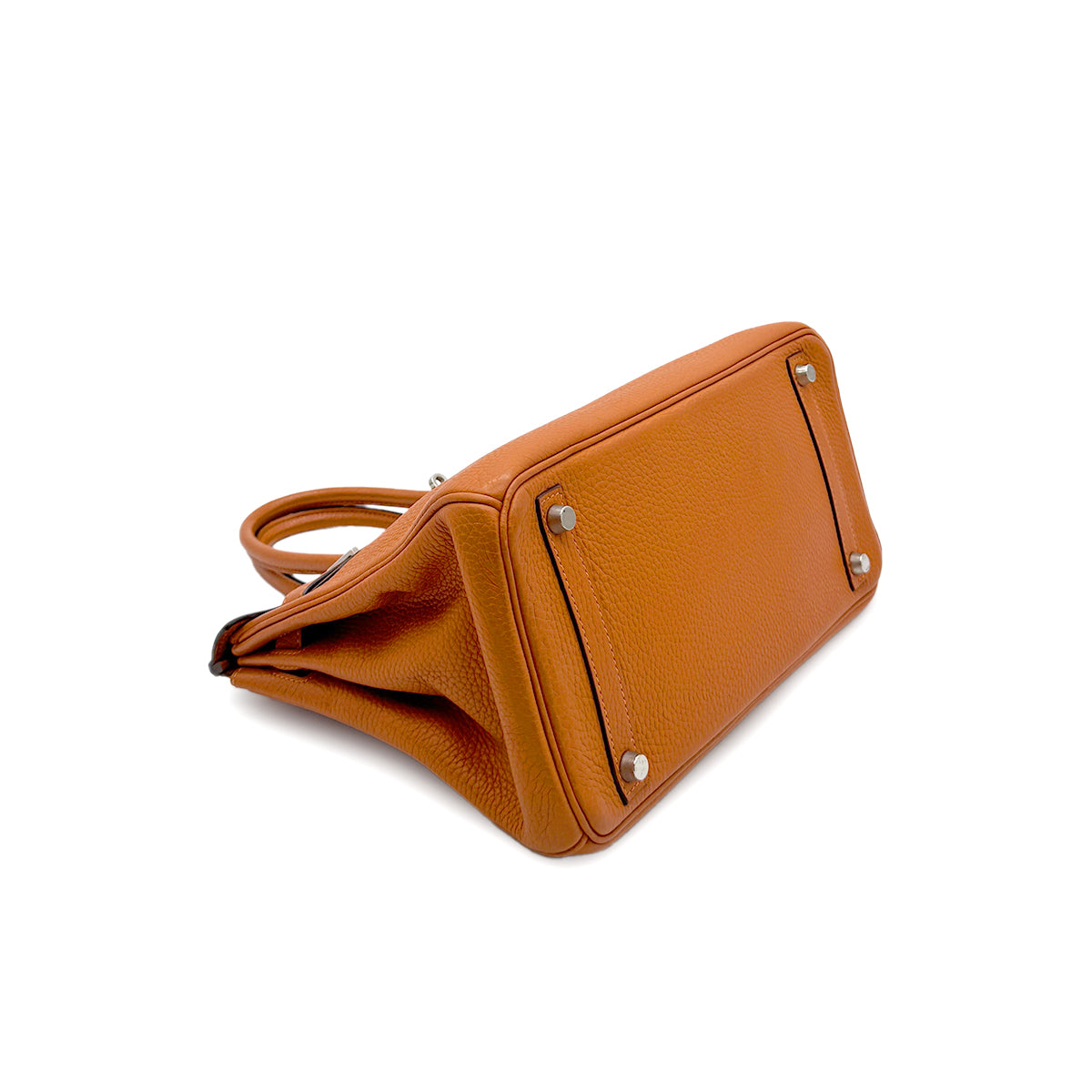 HERMES BIRKIN 30 POTIRON TAURILLON CLEMENCE HAND BAG □I SHW 90280298