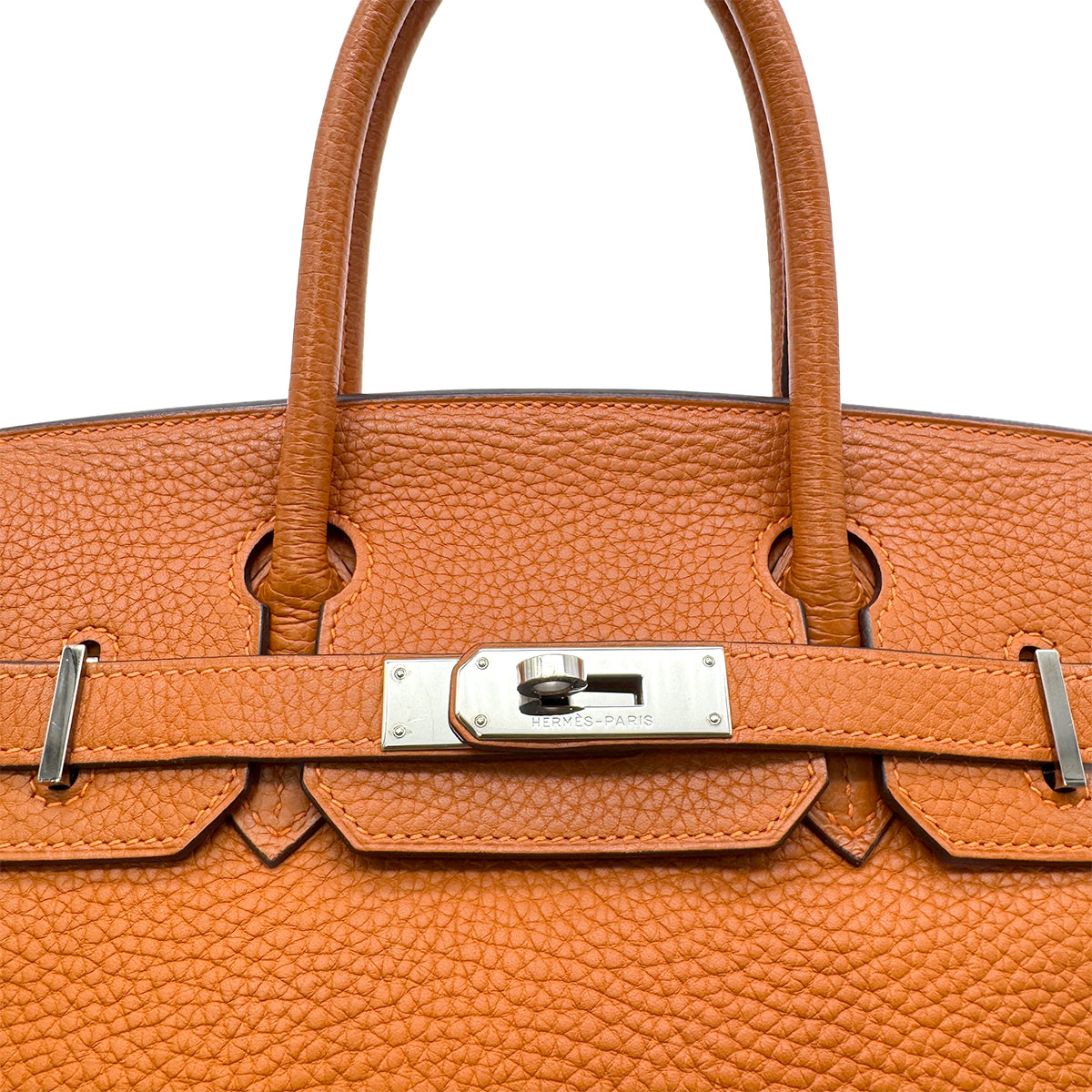 HERMES BIRKIN 30 POTIRON TAURILLON CLEMENCE HAND BAG □I SHW 90280298
