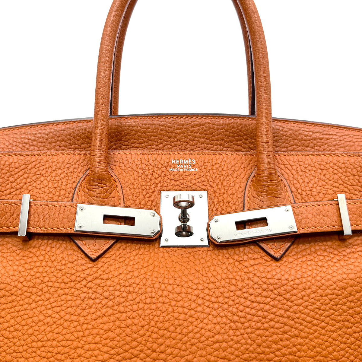 HERMES BIRKIN 30 POTIRON TAURILLON CLEMENCE HAND BAG □I SHW 90280298