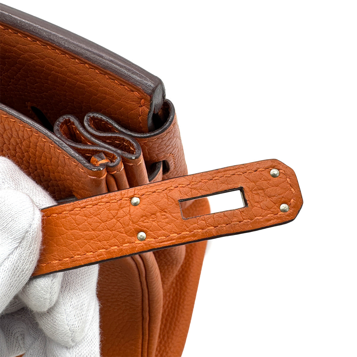 HERMES BIRKIN 30 POTIRON TAURILLON CLEMENCE HAND BAG □I SHW 90280298