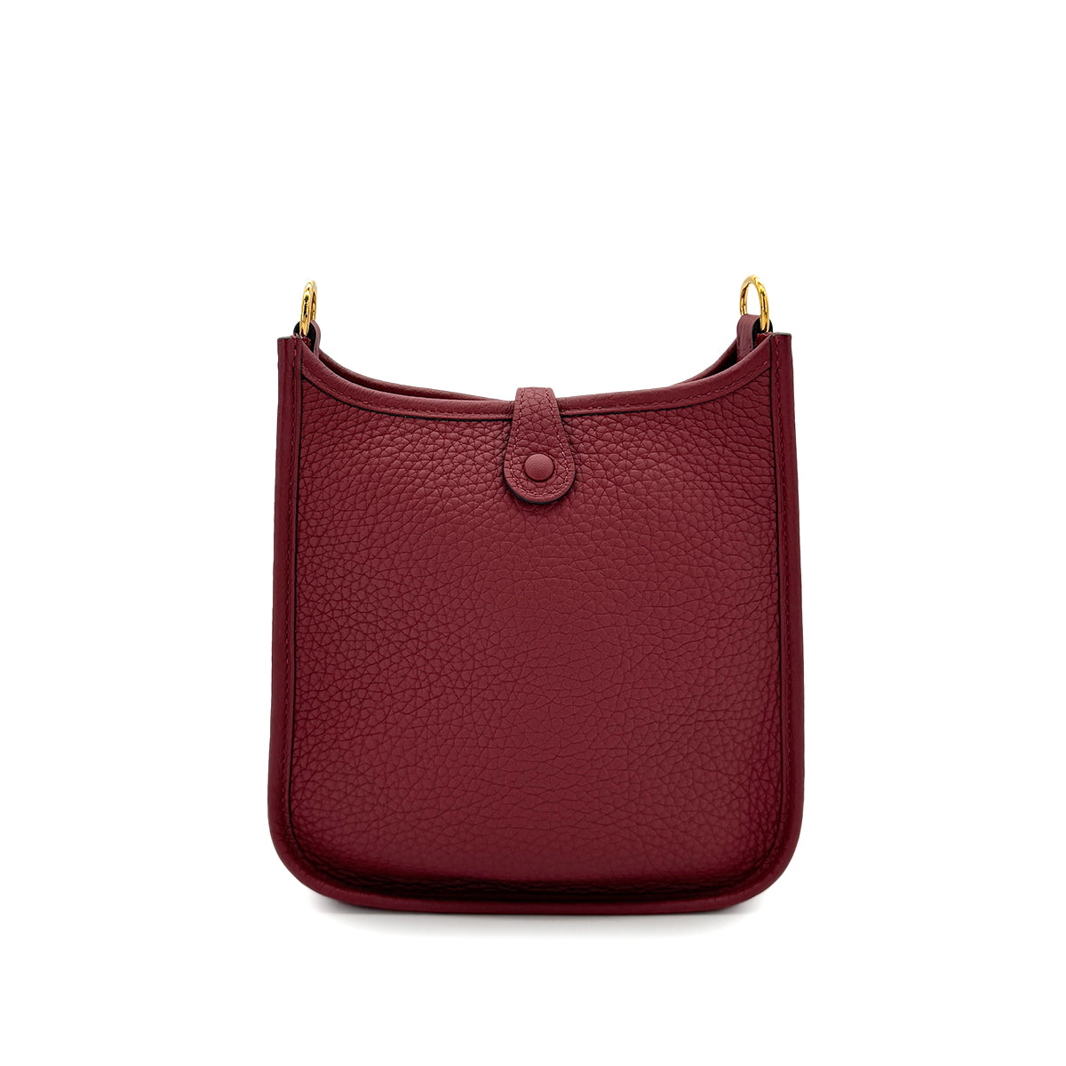 HERMES EVELYNE TPM AMAZON ROUGE GRENADE TAURILLON CLEMENCE SHOULDER BAG B 90280300