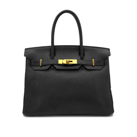 HERMES BIRKIN 30 BLUE INDIGO TOGO HAND BAG □H GHW 90280309