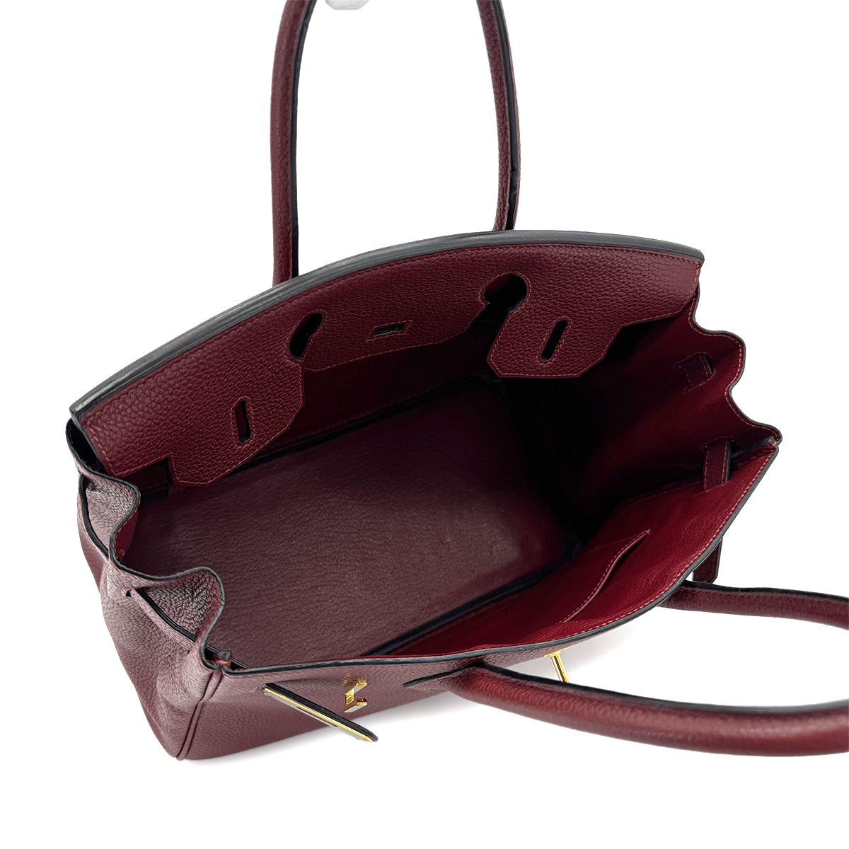 HERMES BIRKIN 30 ROUGE H TOGO HAND BAG □H GHW 90280310