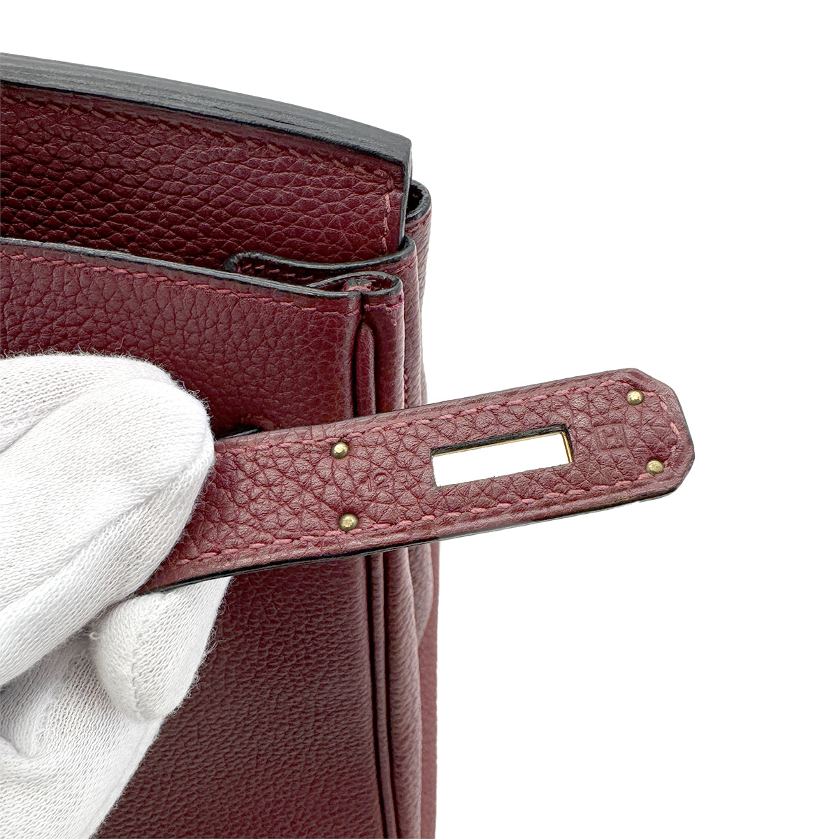 HERMES BIRKIN 30 ROUGE H TOGO HAND BAG □H GHW 90280310