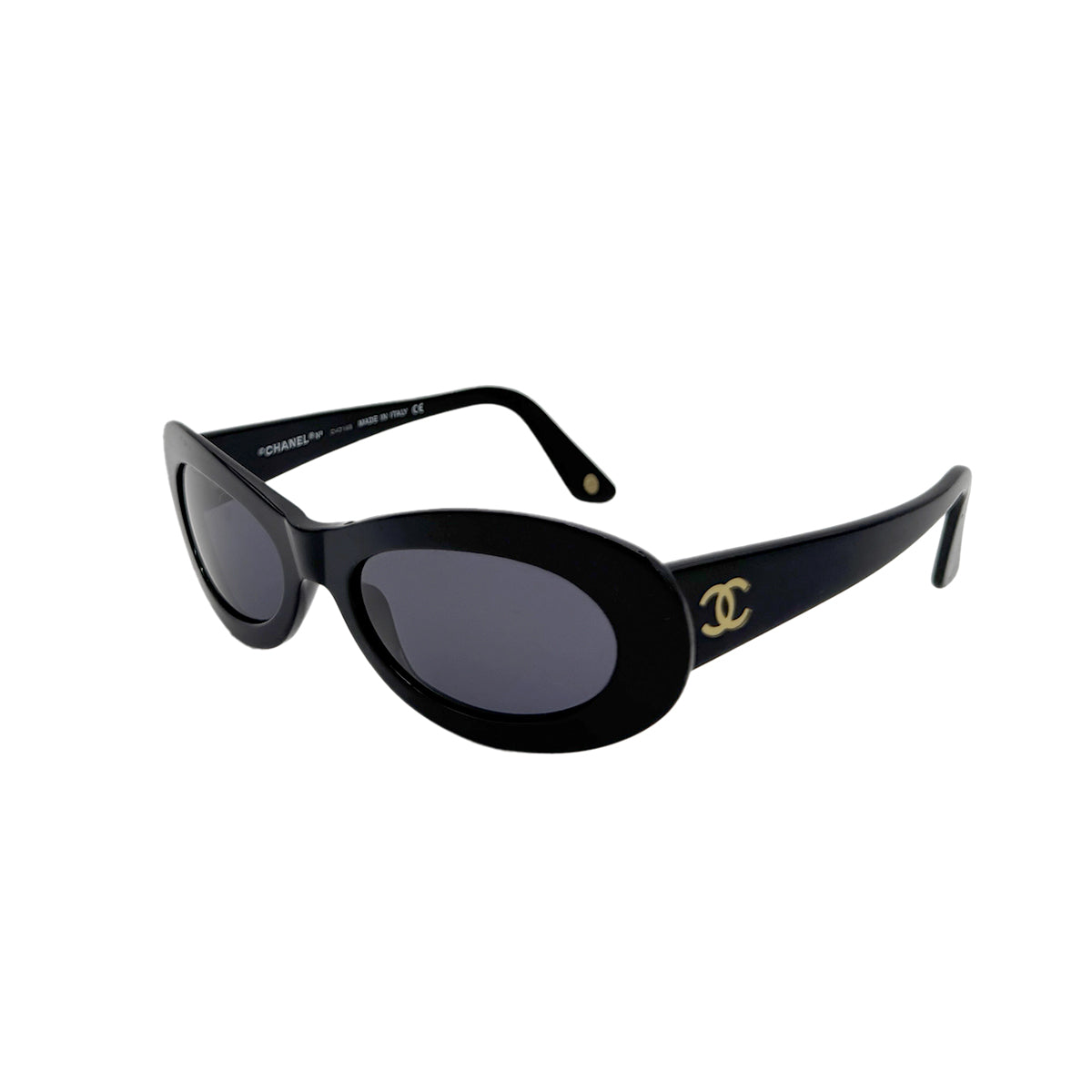 CHANEL VINTAGE SUNGLASSES COCOMARK BLACK EYEWEAR 90280312