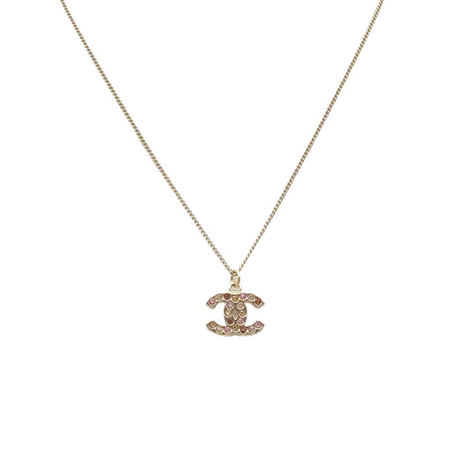 CHANEL NECKLACE COCOMARK RHINESTONE ACCESSORY 08A 90280320