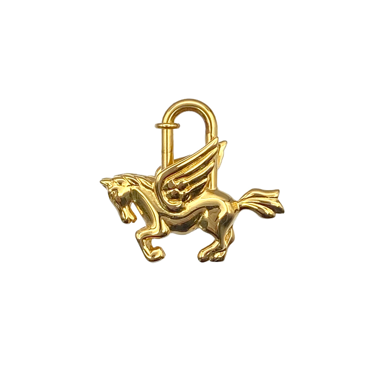 HERMES CADENA CHARM LE CHEVAL 1993 GOLD ACCESSORY 90280455