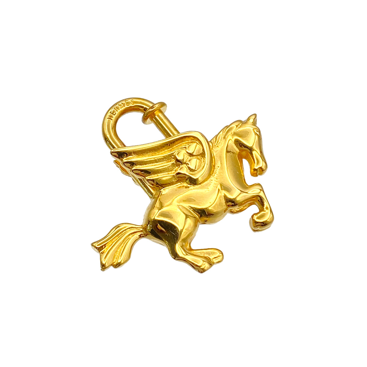 HERMES CADENA CHARM LE CHEVAL 1993 GOLD ACCESSORY 90280455