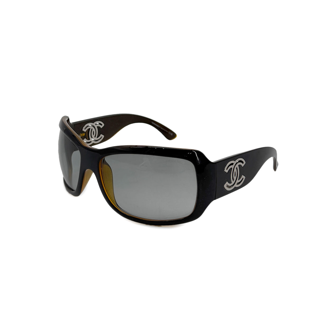 CHANEL VINTAGE SUNGLASSES COCOMARK BROWN EYEWEAR 90280459