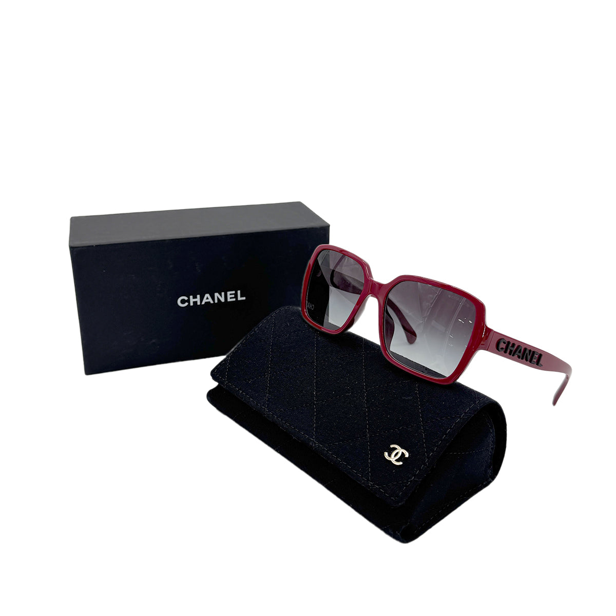 CHANEL SUNGLASSES LOGO RED EYEWEAR 90280466