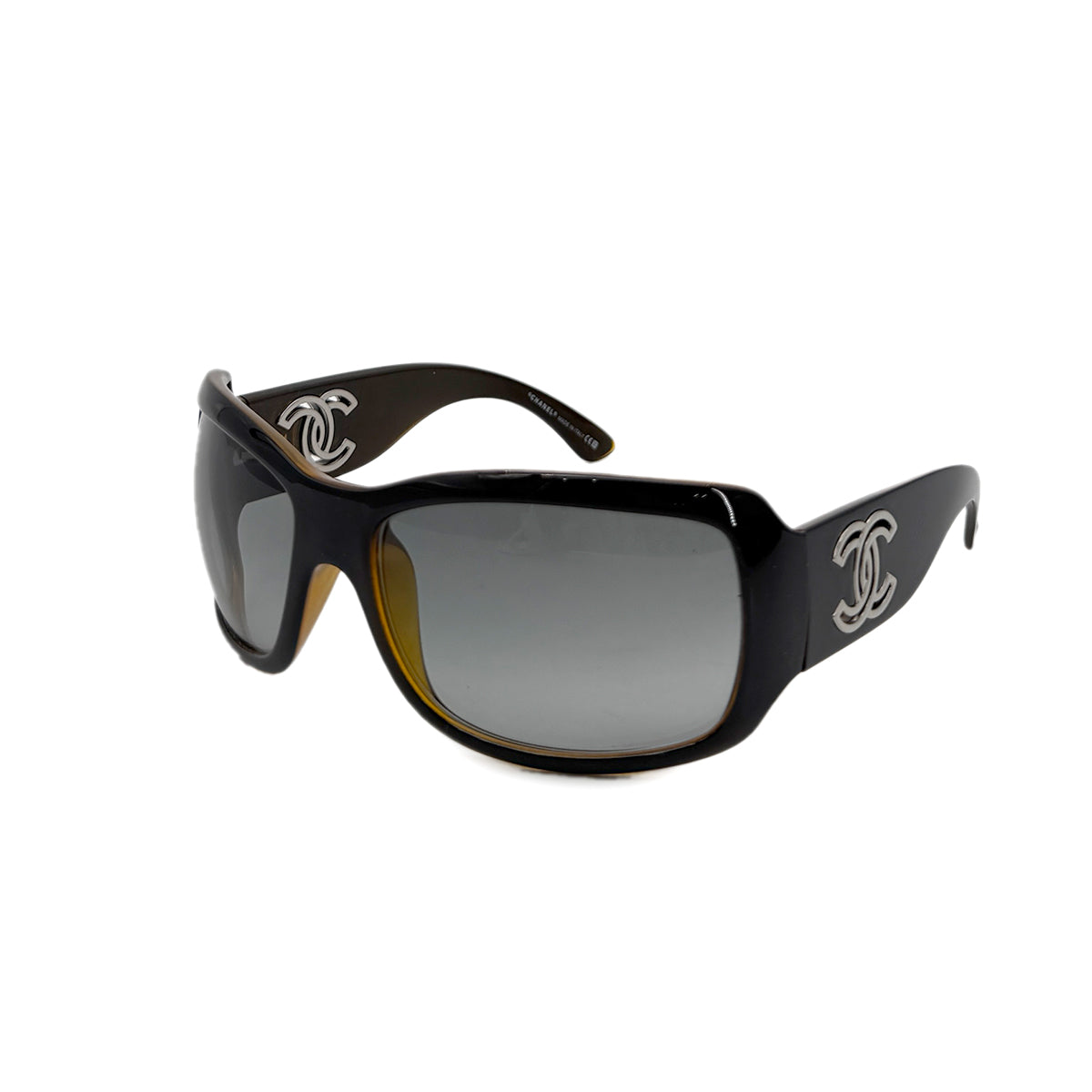 CHANEL VINTAGE SUNGLASSES COCOMARK BROWN EYEWEAR 90280470