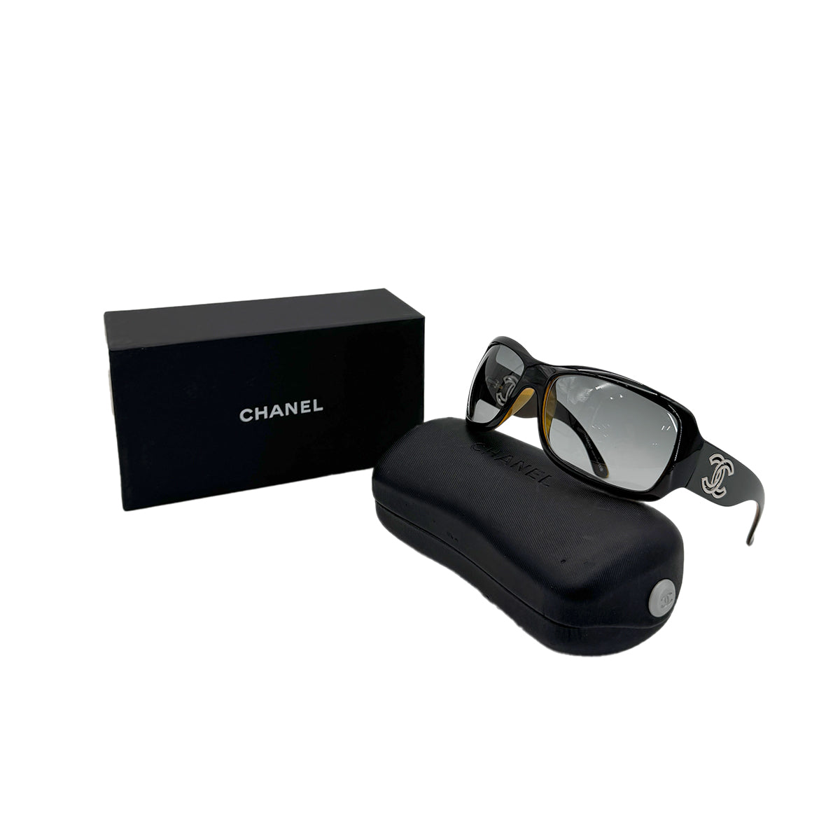 CHANEL VINTAGE SUNGLASSES COCOMARK BROWN EYEWEAR 90280470