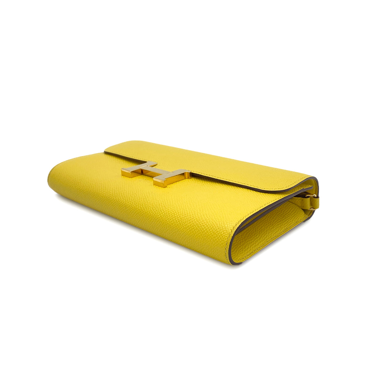 HERMES CONSTANCE LONG TO GO JAUNE DE NAPLES VEAU EPSOM SHOULDER BAG B GHW 90280494