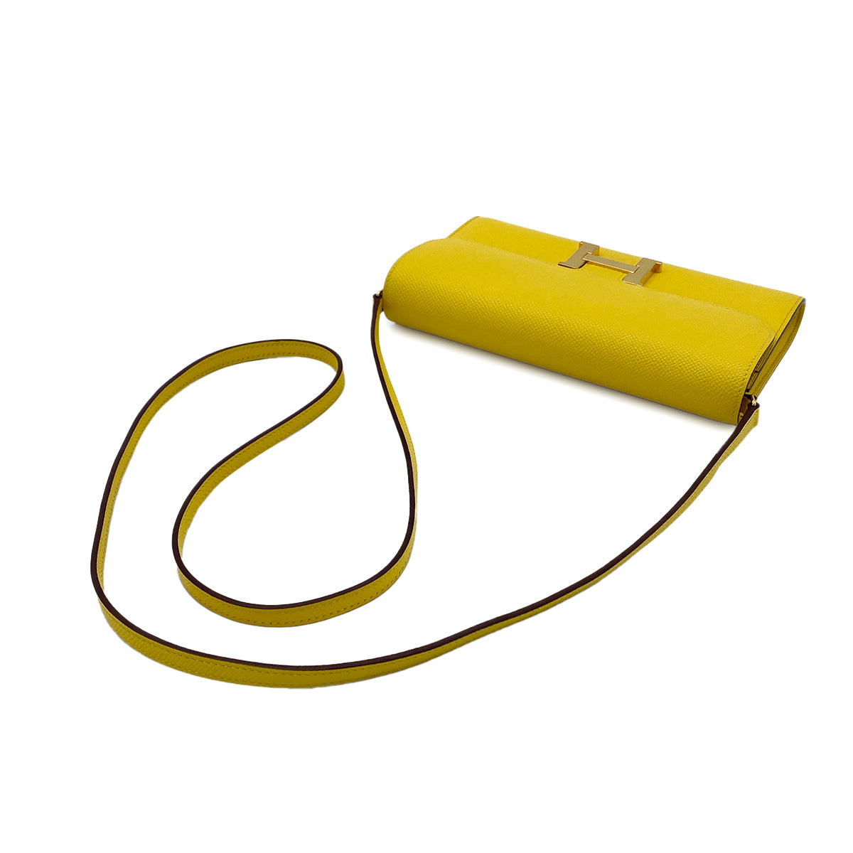 HERMES CONSTANCE LONG TO GO JAUNE DE NAPLES VEAU EPSOM SHOULDER BAG B GHW 90280494