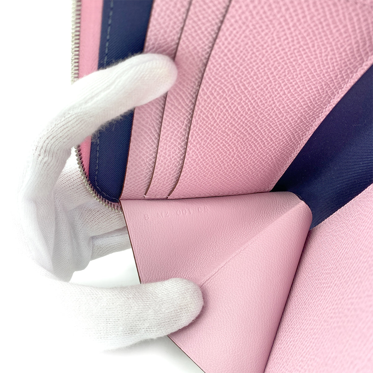 HERMES NOUVEAU TO GO MAUVE SYLVESTRE LIME CUIVRE VEAU EPSOM VEAU SWIFT LONG WALLET B SHW 90280497