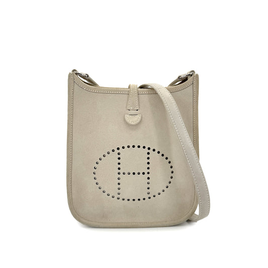 HERMES EVELYNE TPM GRAY DOBRIS SHOULDER BAG □H 90280506