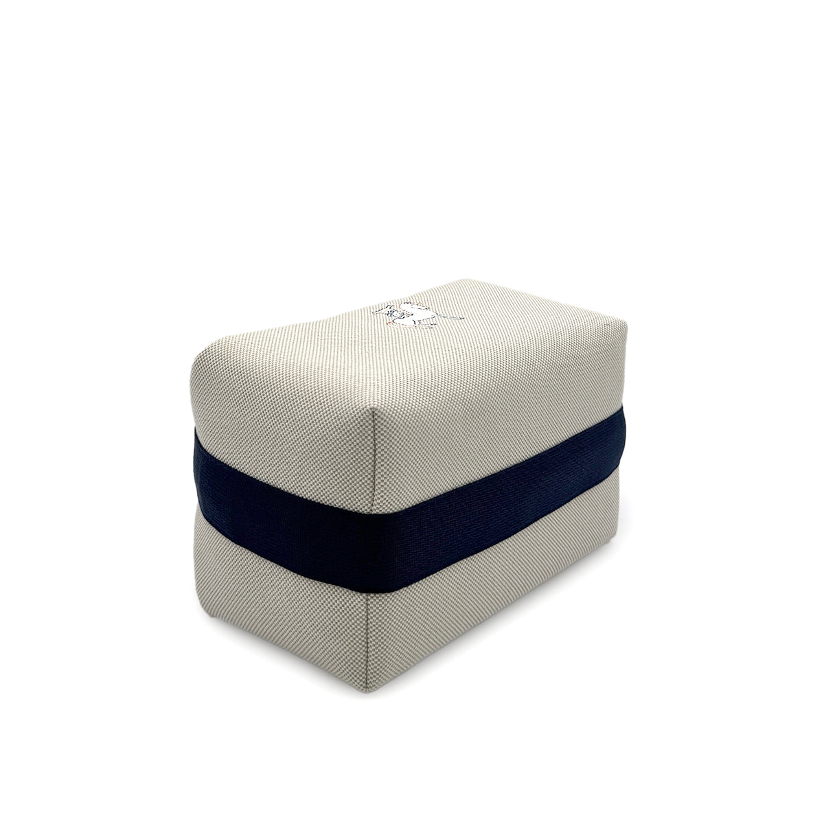 HERMES BRIDE A BRAC CABRIOLE GM GRIS PERLE TOILE H POUCH HAND BAG 90280508