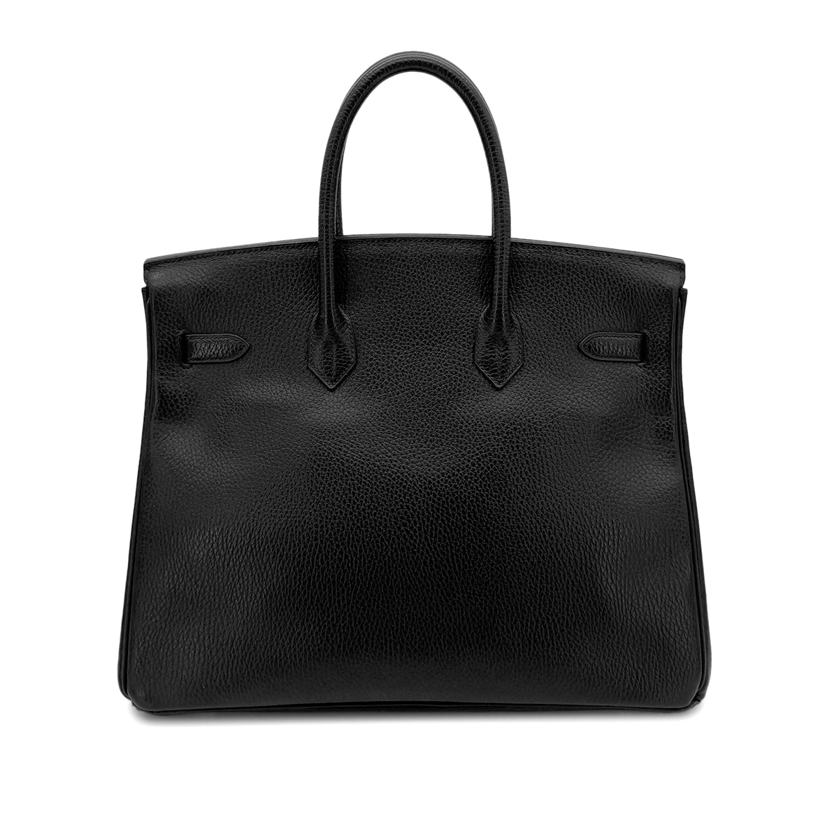 HERMES BIRKIN 35 BLACK ARDENNES HAND BAG □A GHW 90280512