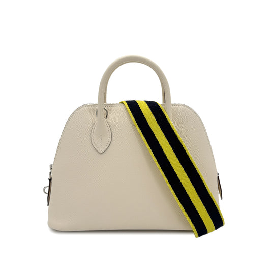 HERMES BOLIDE 1923 25 SANGLE WOOLY NATA VEAU EPSOM HAND SHOULDER BAG B SHW 90280517