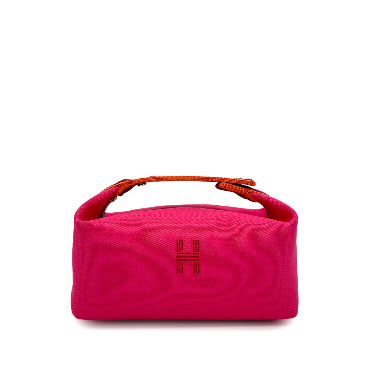 HERMES BRIDE A BRAC PM HIBISCUS TOILE H POUCH HAND BAG 90280518