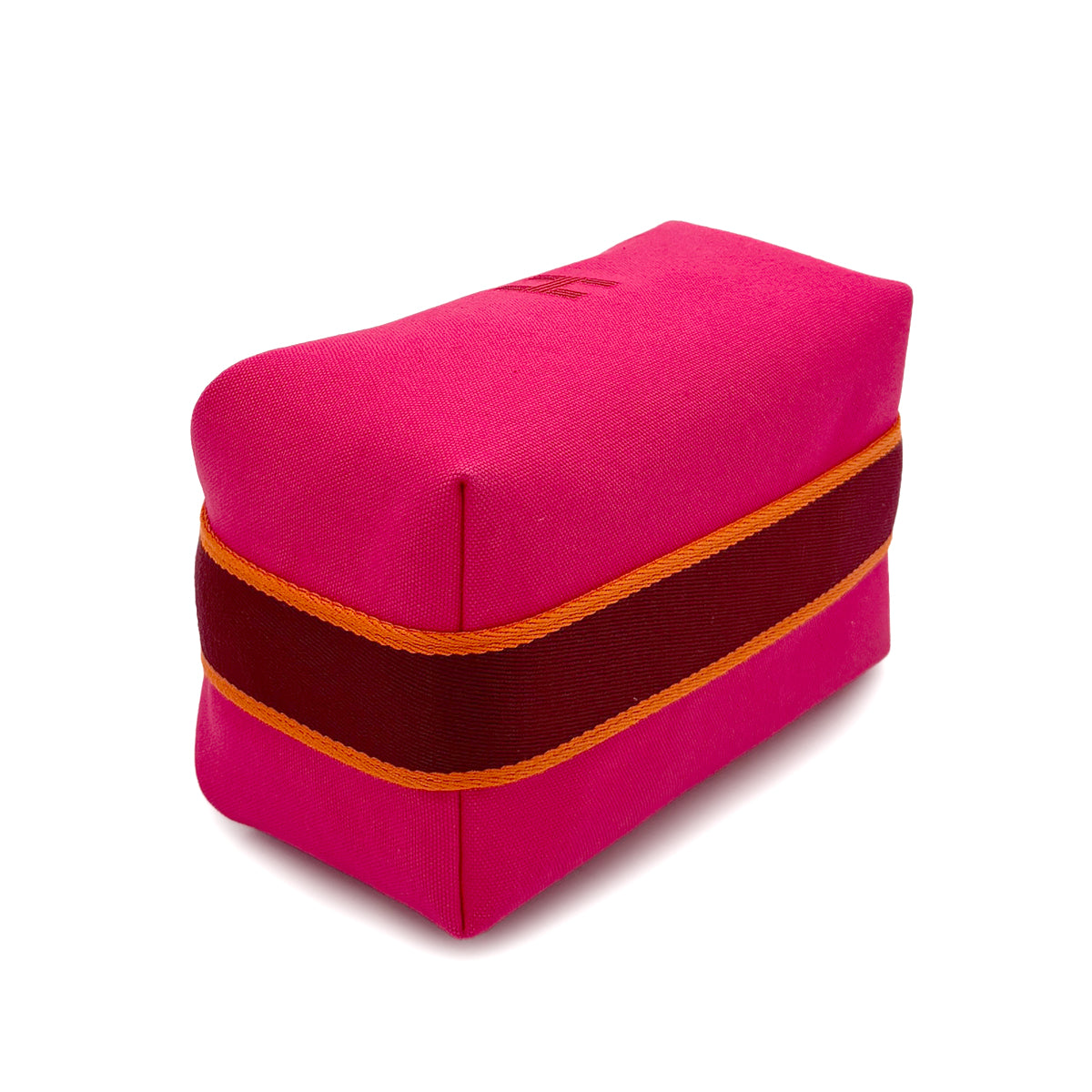 HERMES BRIDE A BRAC PM HIBISCUS TOILE H POUCH HAND BAG 90280518