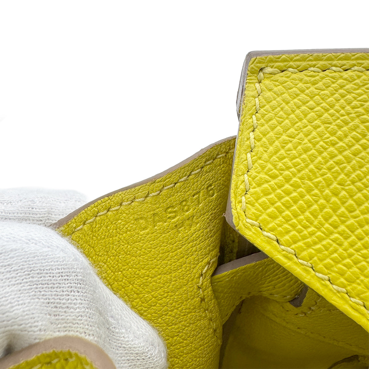 HERMES BIRKIN 30 SOUFRE VEAU EPSOM HAND BAG D GHW 90280527