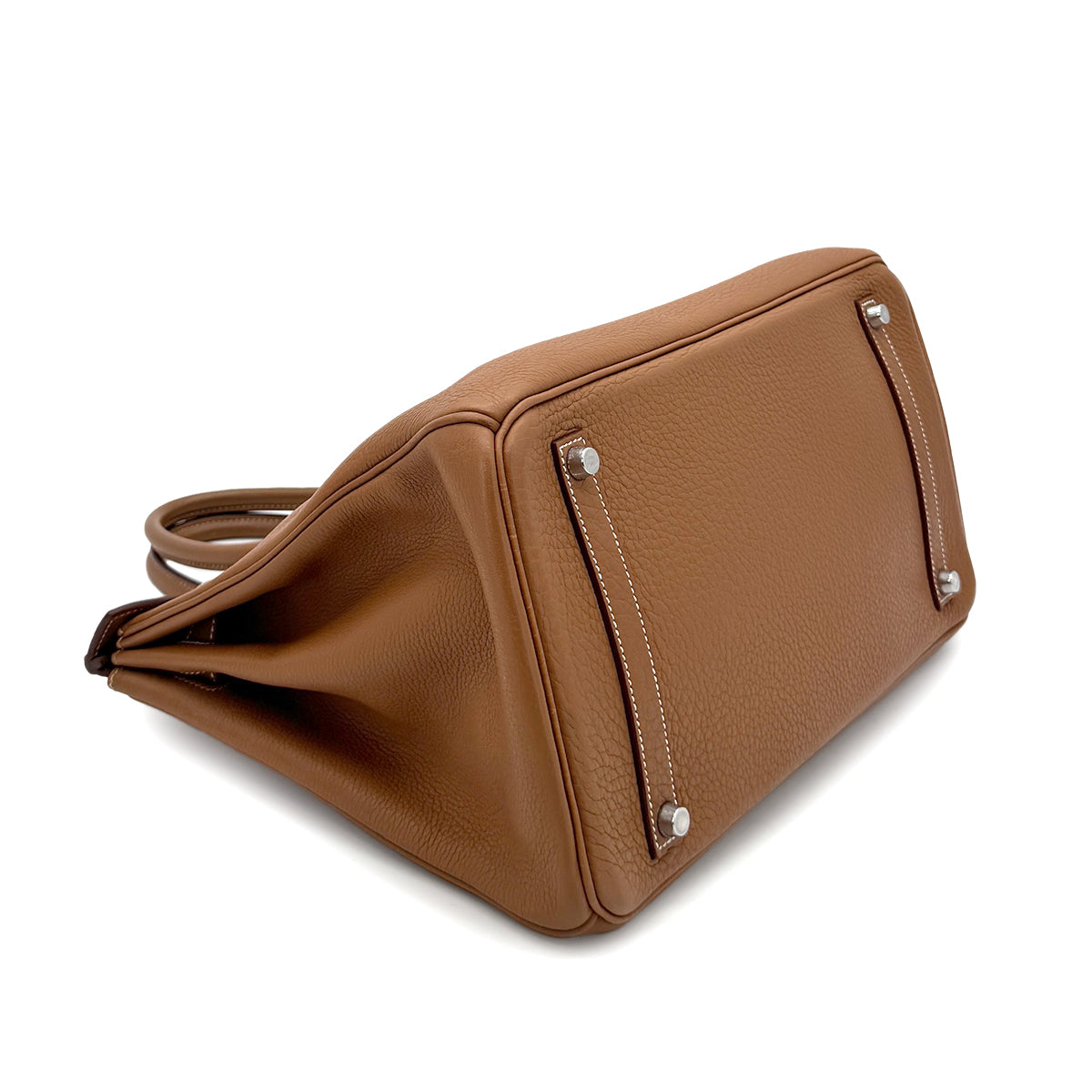 HERMES BIRKIN 35 GOLD TAURILLON CLEMENCE HAND BAG □L GHW 90280531