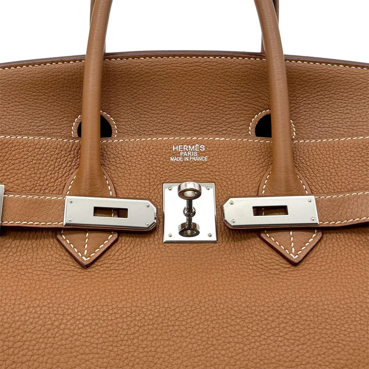 HERMES BIRKIN 35 GOLD TAURILLON CLEMENCE HAND BAG □L GHW 90280531