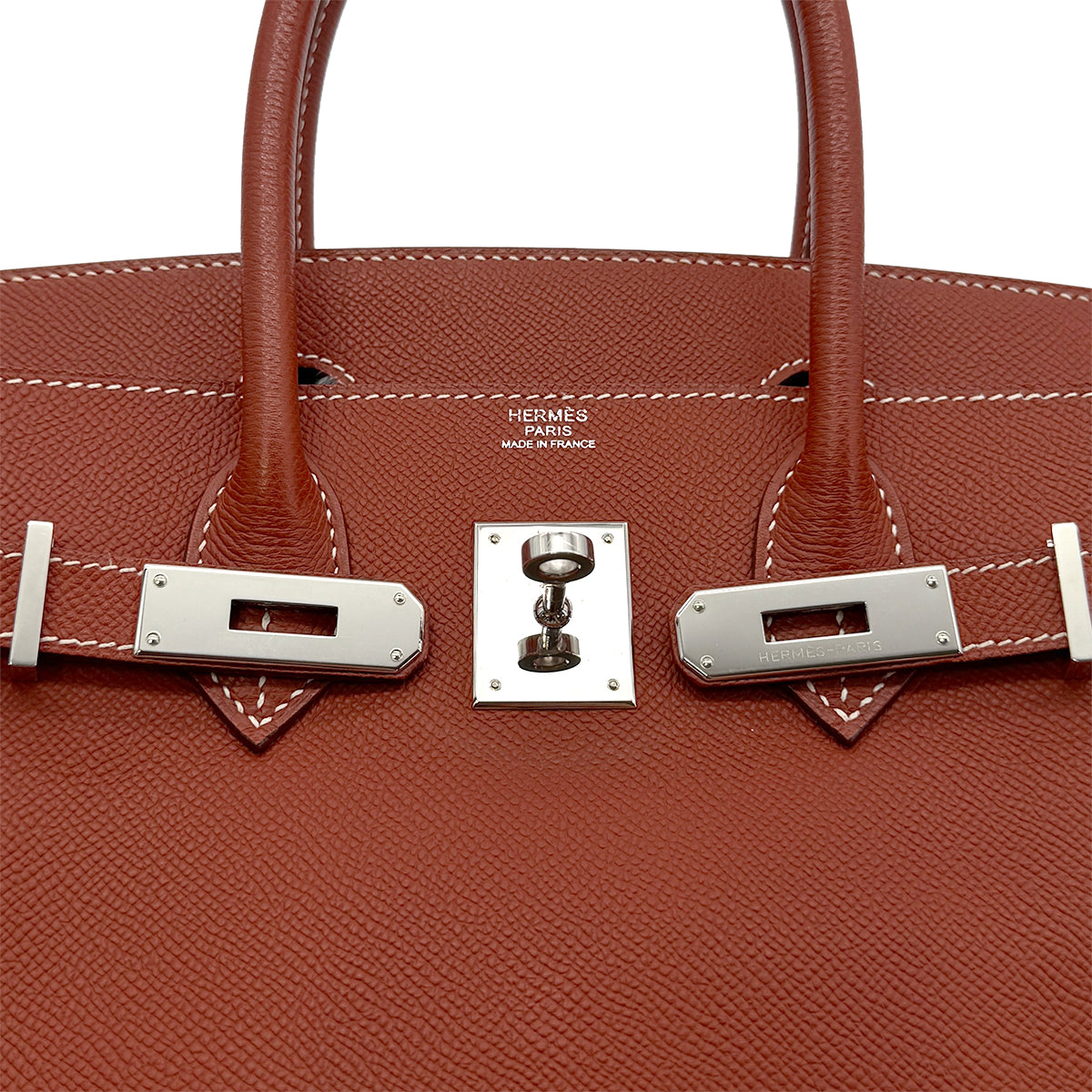 HERMES BIRKIN 30 SANGUINE EPSOM HAND BAG ▢N SHW 90280698
