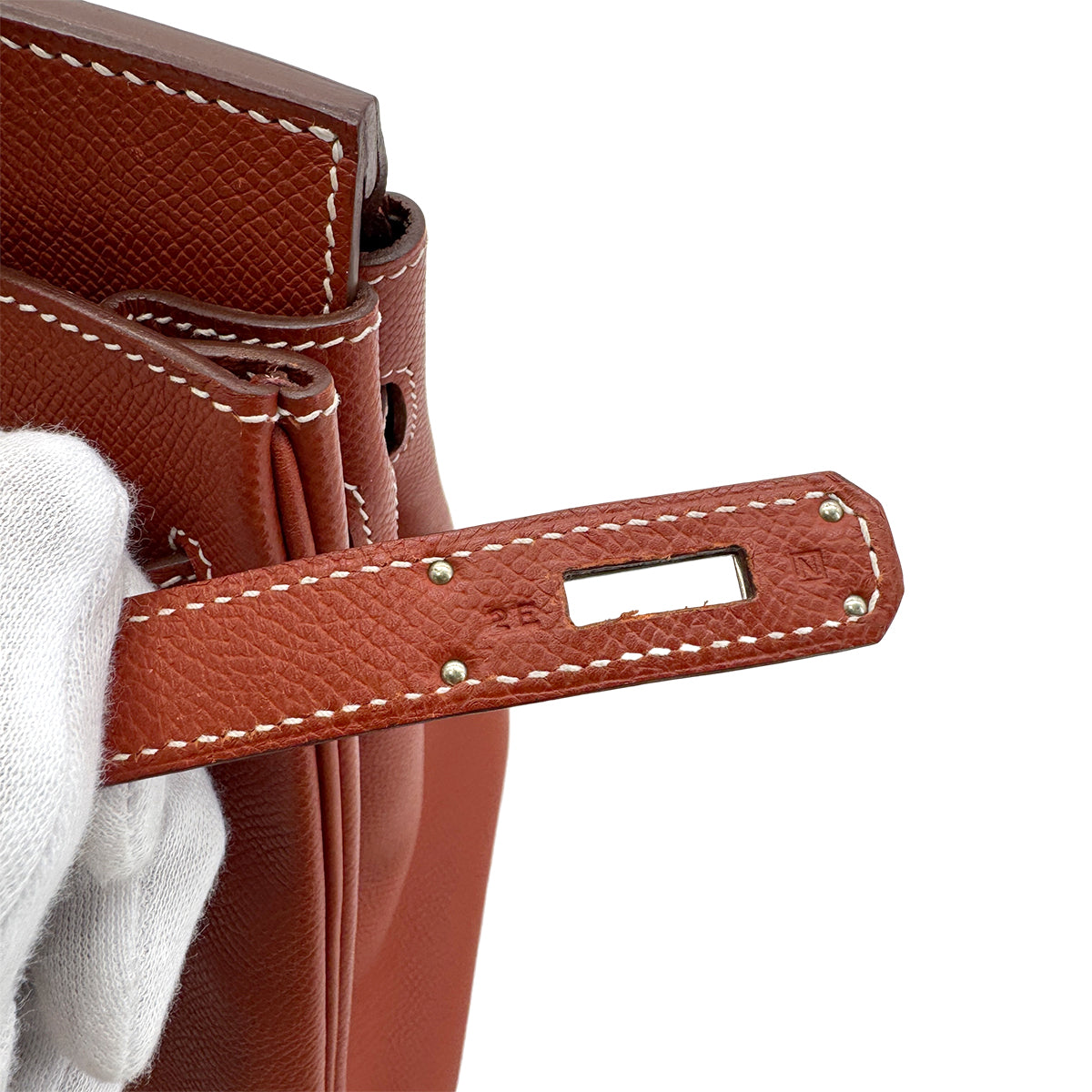 HERMES BIRKIN 30 SANGUINE EPSOM HAND BAG ▢N SHW 90280698