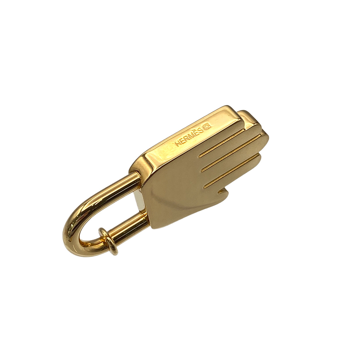HERMES CADENA CHARM LA MAIN HAND 2002 GOLD ACCESSORY 90281179