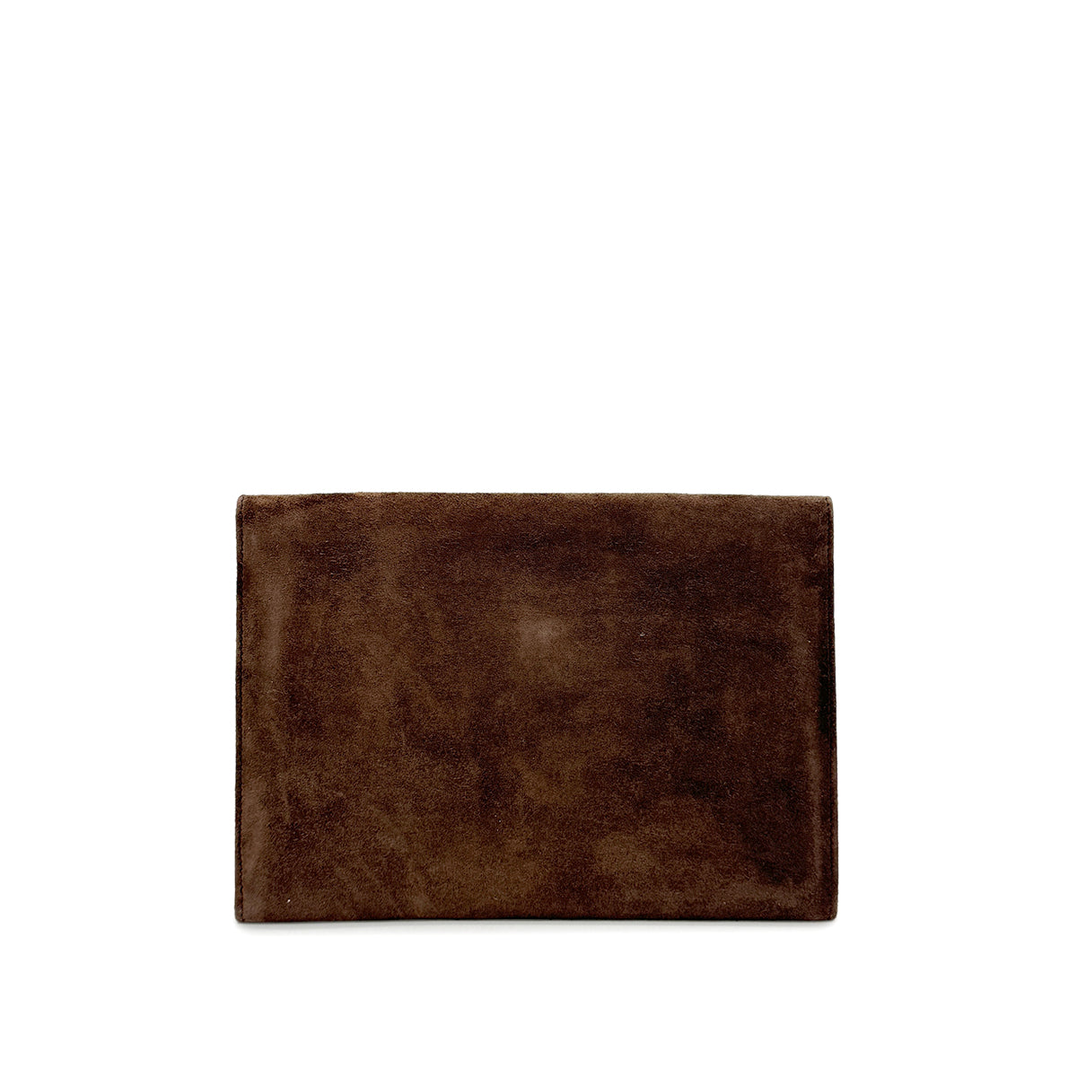 HERMES POCHETTE RIO BROWN DEBRIS CLUTCH BAG 〇K 90281204