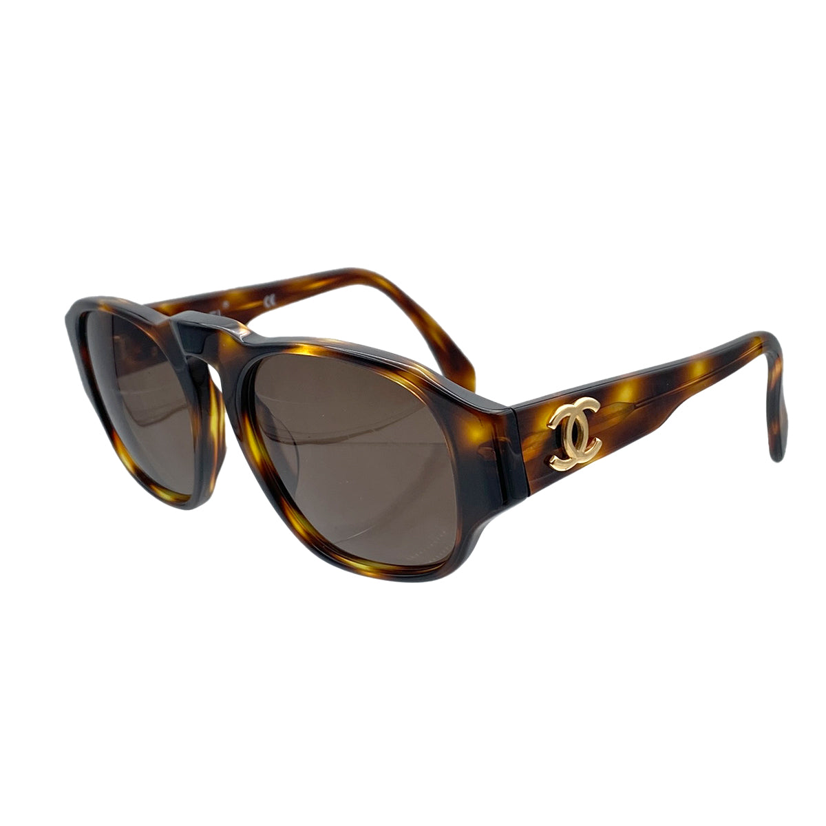 CHANEL VINTAGE SUNGLASSES COCOMARK BROWN EYEWEAR 90281209