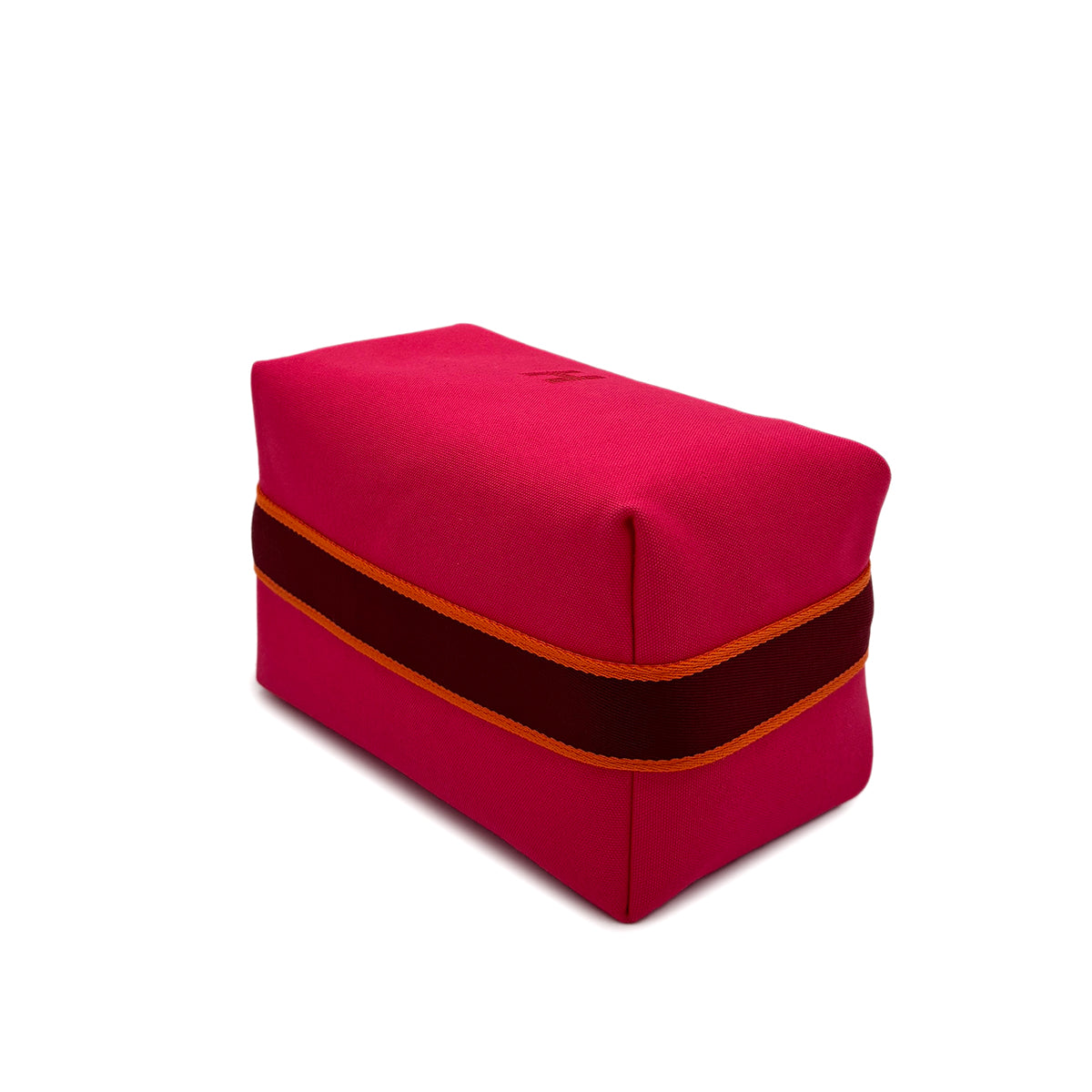 HERMES BRIDE A BRAC GM HIBISCUS TOILE H POUCH HAND BAG 90281246