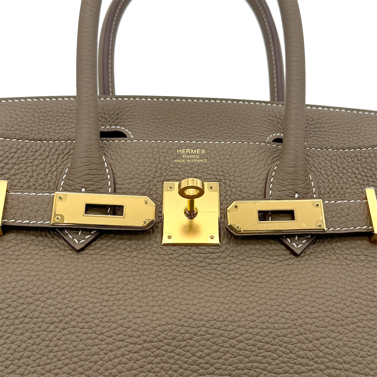 HERMES BIRKIN 30 ETOUPE TOGO HAND BAG Z GHW 90281252