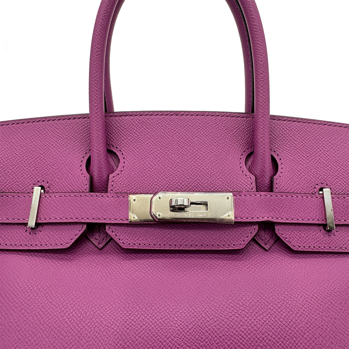 HERMES BIRKIN 30 CYCLAMEN VEAU EPSOM HAND BAG □K SHW 90281253