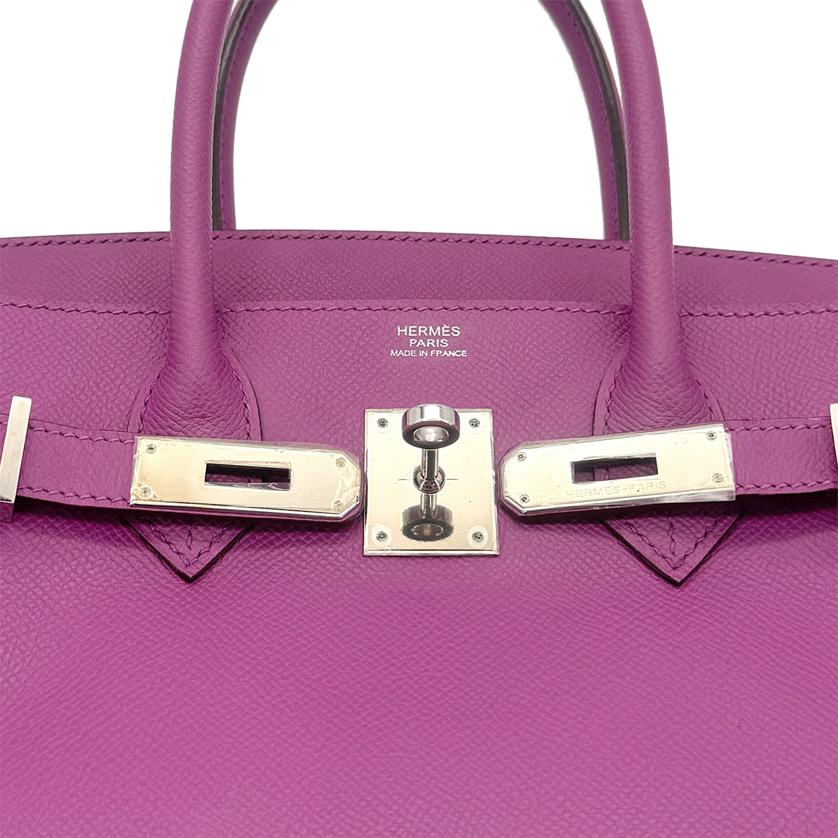 HERMES BIRKIN 30 CYCLAMEN VEAU EPSOM HAND BAG □K SHW 90281253