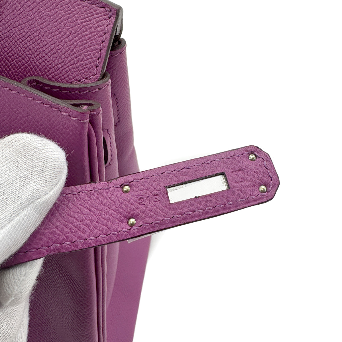 HERMES BIRKIN 30 CYCLAMEN VEAU EPSOM HAND BAG □K SHW 90281253