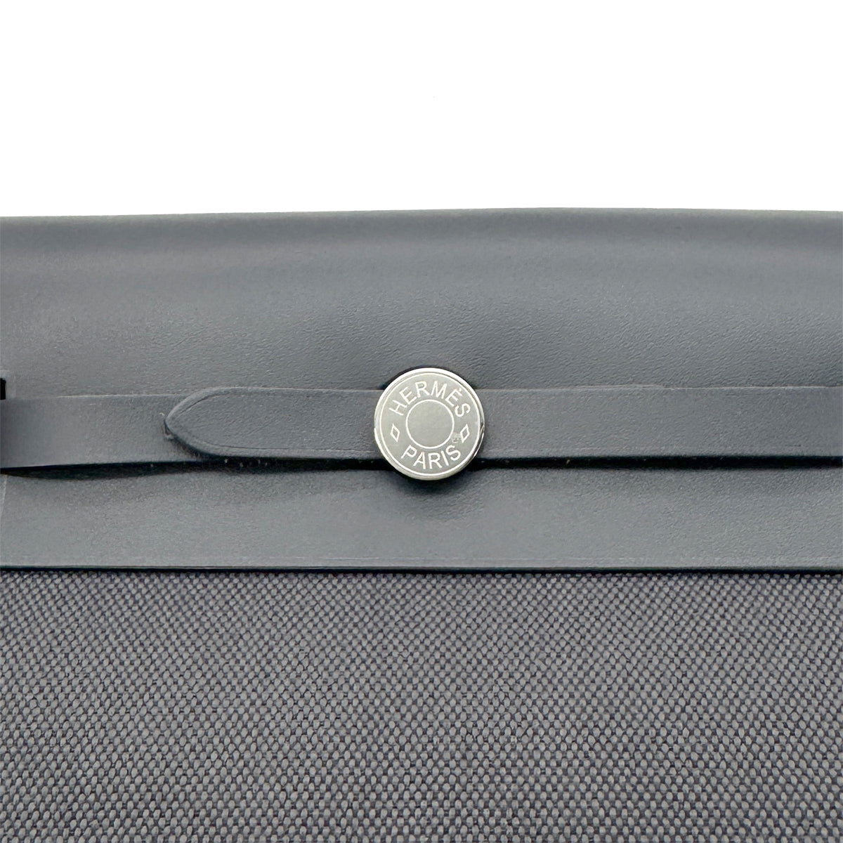 HERMES HERBAG ZIP MINI ARDOISE TOILE MILITAIRE VACHE HUNTER W 90281262