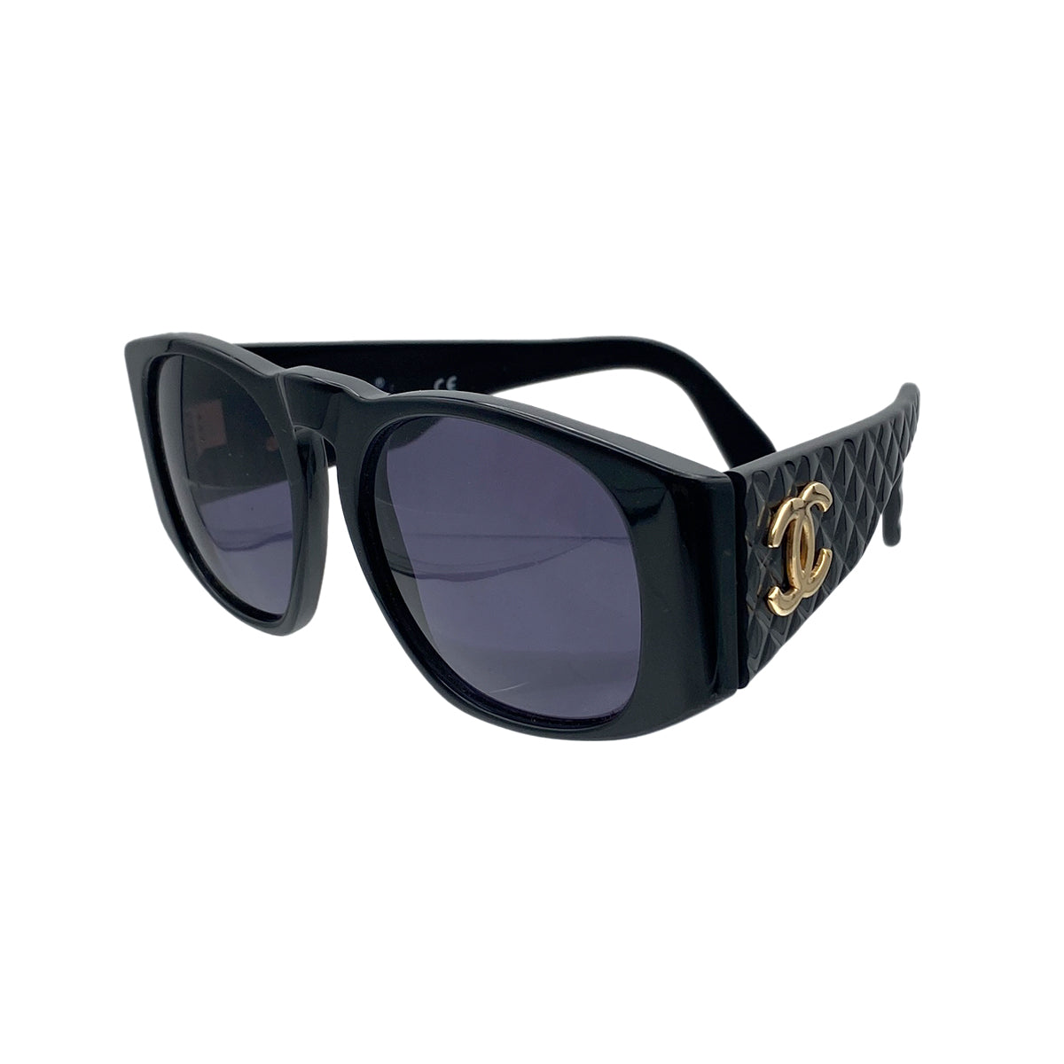 CHANEL VINTAGE SUNGLASSES COCOMARK BLACK EYEWEAR 90281263