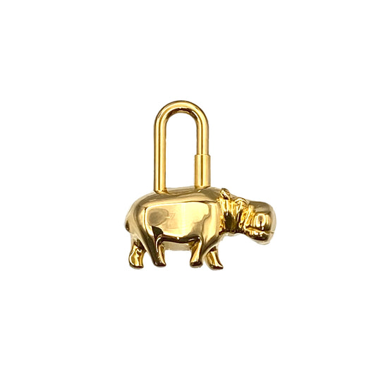 HERMES CADENA CHARM GRAND FLEUVE 2005 GOLD ACCESSORY 90281265