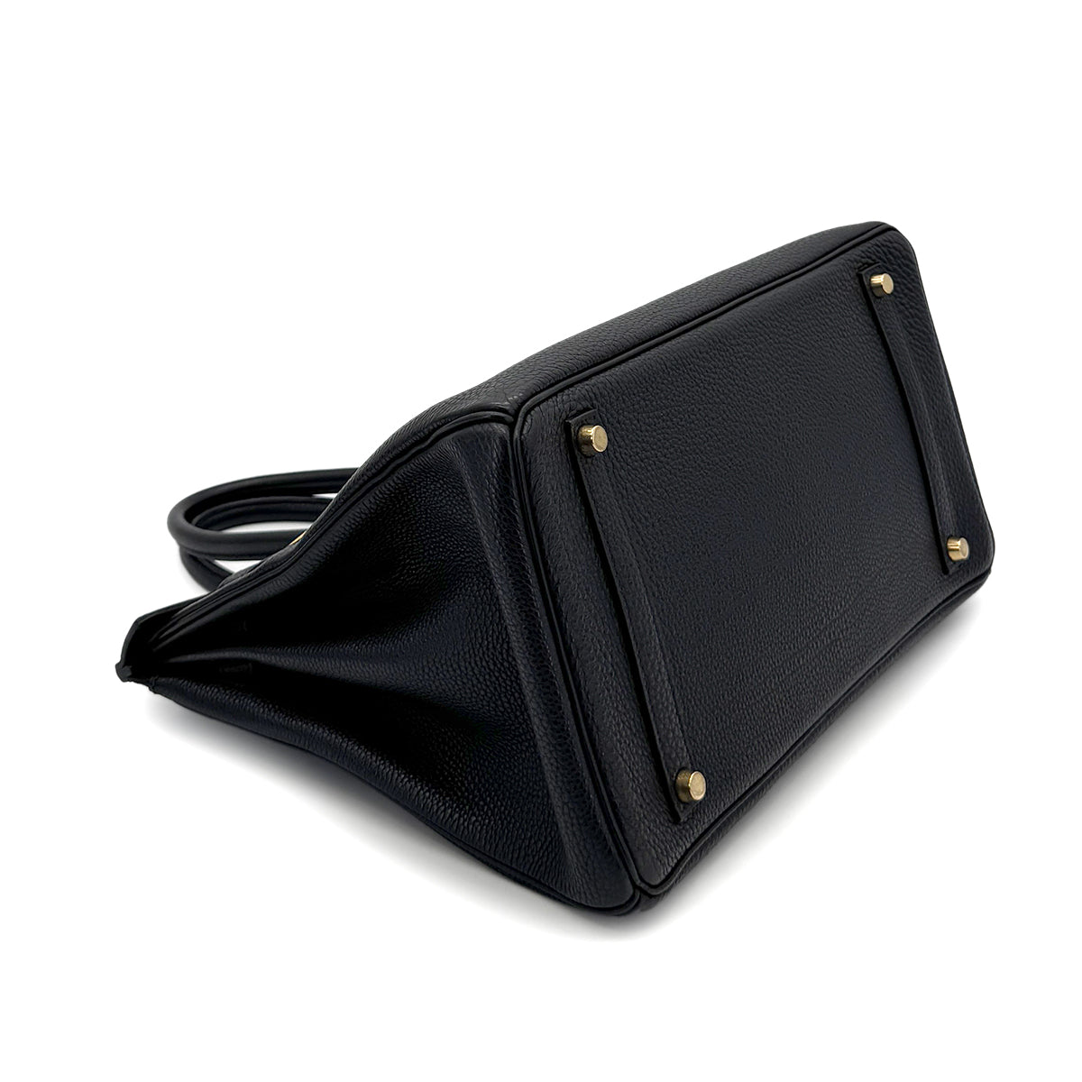 HERMES BIRKIN 35 BLACK TOGO HAND BAG □G GHW 90281411