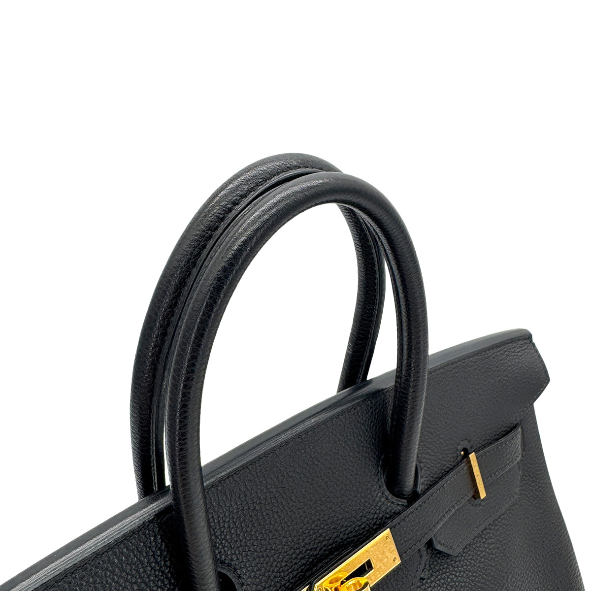 HERMES BIRKIN 35 BLACK TOGO HAND BAG □G GHW 90281411