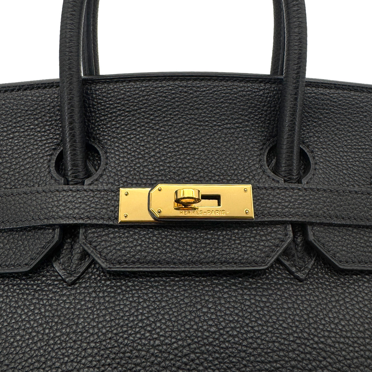 HERMES BIRKIN 35 BLACK TOGO HAND BAG □G GHW 90281411