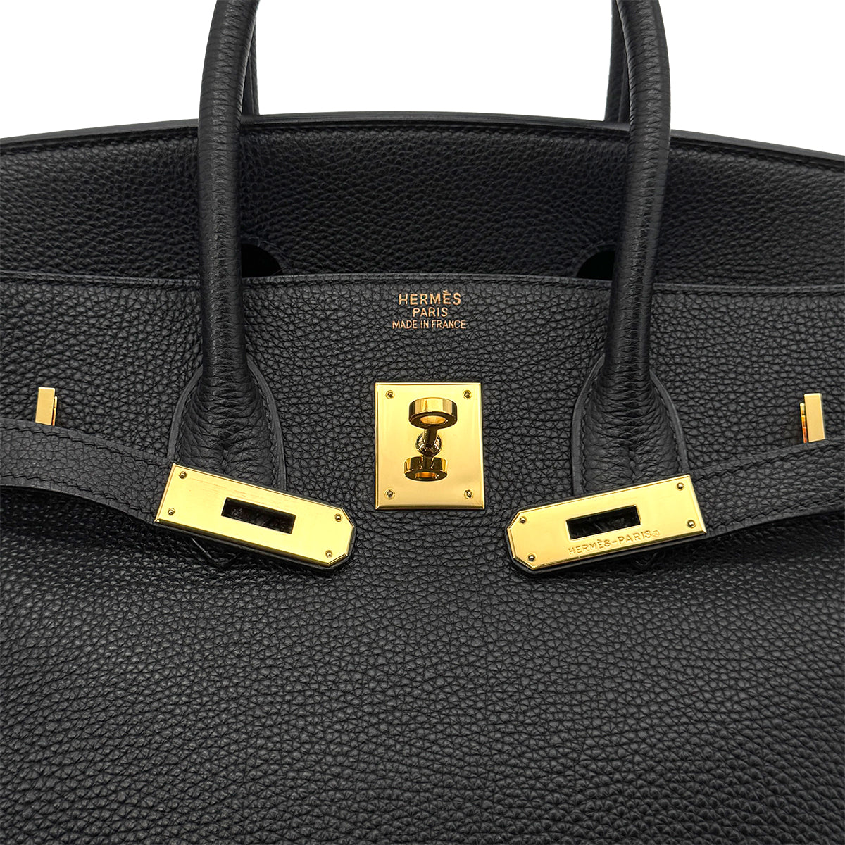 HERMES BIRKIN 35 BLACK TOGO HAND BAG □G GHW 90281411