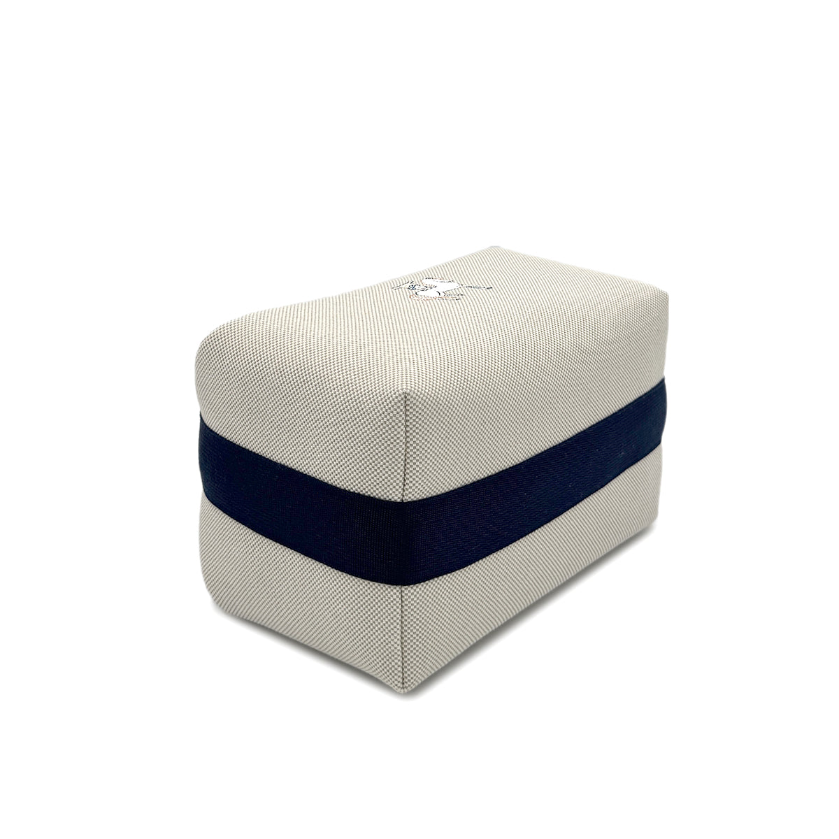 HERMES BRIDE A BRAC CABRIOLE GM GRIS PERLE TOILE H POUCH HAND BAG 90281414