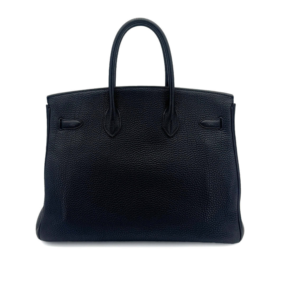 HERMES BIRKIN 35 BLACK TOGO HAND BAG □G GHW 90281427