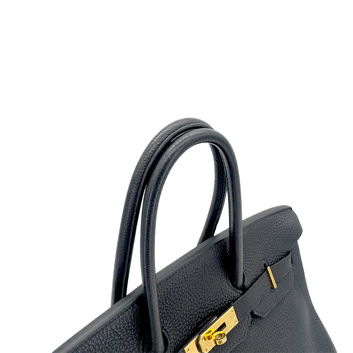 HERMES BIRKIN 35 BLACK TOGO HAND BAG □G GHW 90281427